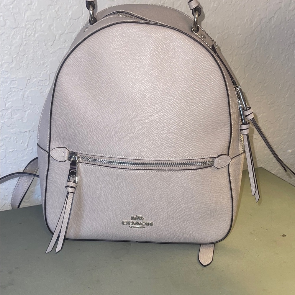Coach Light Beige Graige Backpack